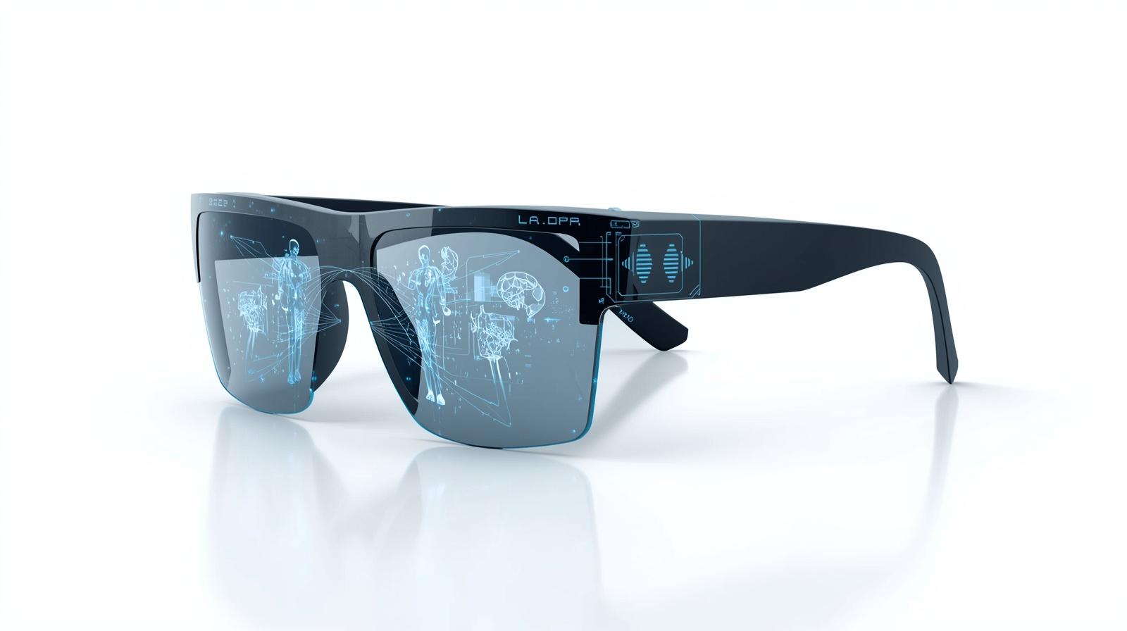 Tactical Talk Vision AR glasses analyzing multiple subjects in conversation